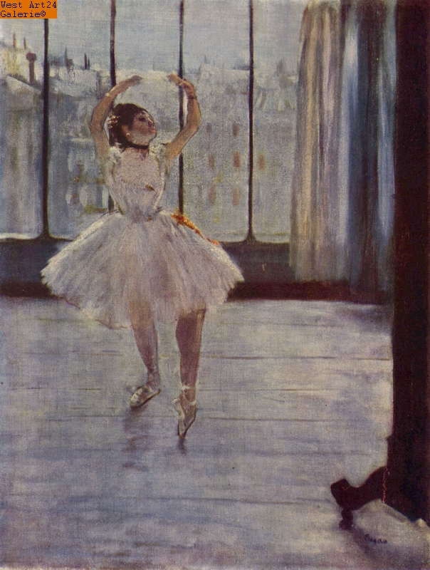 Die Tänzerin beim Fotografen nach Degas Gemäldeimitation